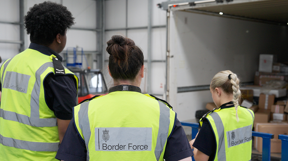 Female Border force officer